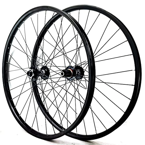 Mountain Bike Wheel : 27.5" / 29" Mountain Bike Wheelset Disc Brake Cycling Wheels 32 Holes Bicycle Rim Thru Axle Hub For 7 / 8 / 9 / 10 / 11 / 12 Speed Cassette MTB Wheel 1970g (Size : 27.5inch, Type : B) (A 27.5inch)