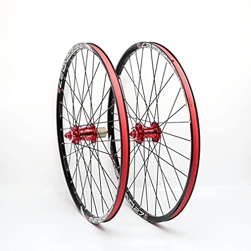Mountain Bike Wheel : 27.5" Mountain Bike Wheelset Disc Brake MTB Rim Bicycle Quick Release Wheels QR 32H Hub For 7 / 8 / 9 / 10 / 11 Speed Cassette 1800g