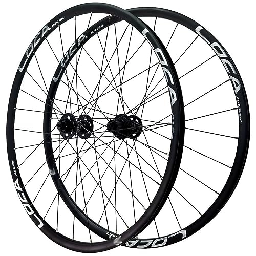 Mountain Bike Wheel : 29 Inch Mountain Bike Wheelset Center-locking Disc Brakes Rims Sealed Bearing Hubs Support 8-12 Speed Cassette QR Wheel Set Front 9 * 100mm Rear 10 * 135mm (Color : Silver)