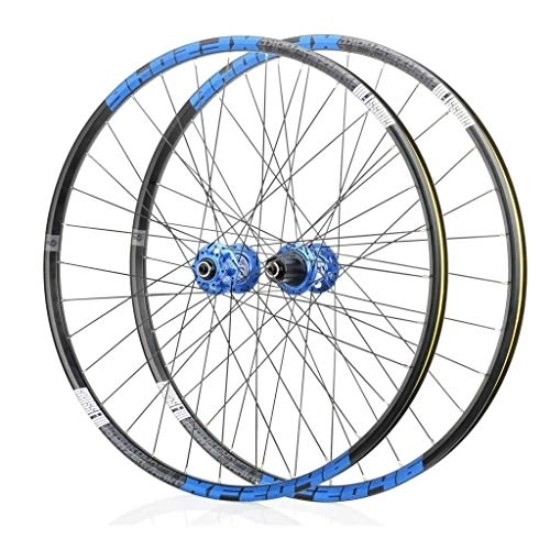 Mountain Bike Wheel : 29 Inch MTB Bike Wheelset, Double Wall Quick Release Hybrid Cycling 26 Inch Cycling Wheels Disc Brake 32 Hole 8 9 10 11 Speed