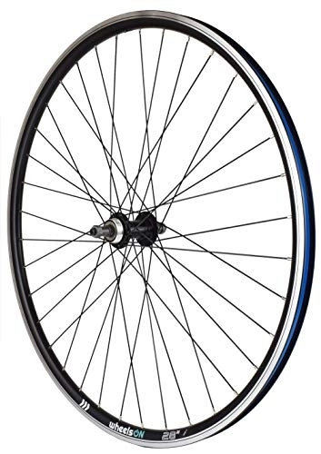 Mountain Bike Wheel : 700c Mountain Bike Hybrid Rear Wheel Quick Release for 6 / 7 speed Threaded Freewheel Black 36H