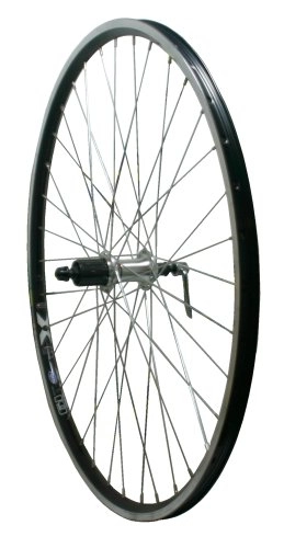 Mountain Bike Wheel : 700c Rear Rigida Bicycle Cycling Wheel with Shimano RM30 7 / 8 Speed Hub TWR705BK-RIGIDA19