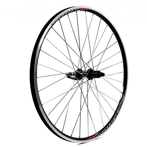 Mountain Bike Wheel : 700C ROAD BLACK QR17 / SHIMANO 2400 9 / 10 SPEED REAR WHEEL