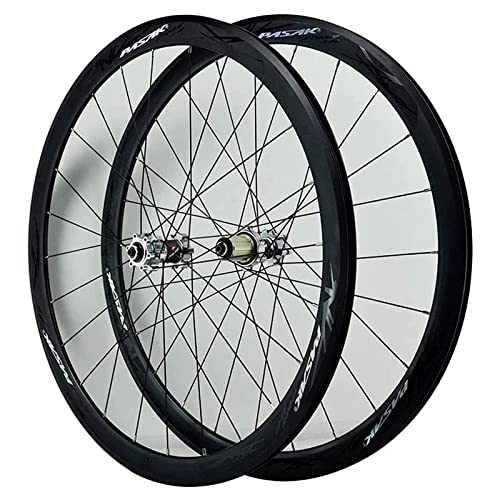 Mountain Bike Wheel : 700C V Brake MTB Bike Wheelset, Aluminum Alloy Disc Brake High 40MM Racing Cycling Wheels for 7 / 8 / 9 / 10 / 11 / 12 Speed Wheel