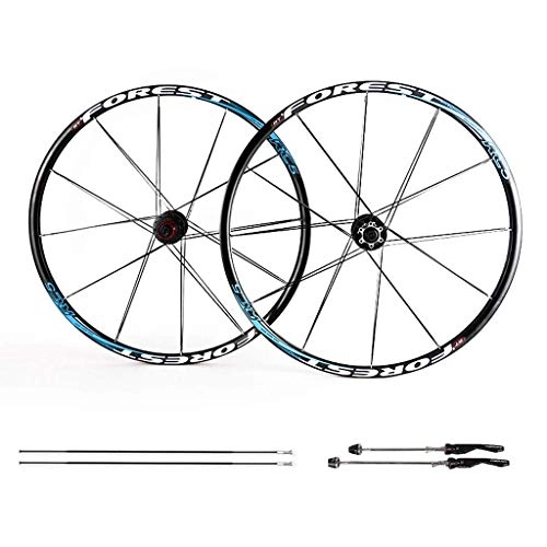 Mountain Bike Wheel : AIFCX Bike Wheelset, 26, 27.5Inch Mountain Bike Disc Brake Wheel Set Quick Release 5 Palin Bearing 8 9 10 Speed, A-26inch