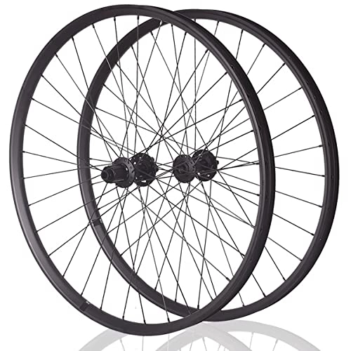 Mountain Bike Wheel : Asiacreate HG MS MTB Bike Wheel 26 / 27.5 / 29'' Disc Brake BOOST Wheel Aluminum Alloy 32H Rim Seal Bearing Hub For 8 / 9 / 10 / 11 / 12 Speed Cassette (Color : Black HG, Size : 26'')