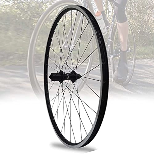 Mountain Bike Wheel : Asiacreate Quick Release Bike Wheelset 26'' Mountain Bicycle Front Rear Wheel Set V Brake Wheel 32-Hole Hub Fit 7 8 9 10 Speed Cassette (Color : Rear wheel, Size : 26inch)