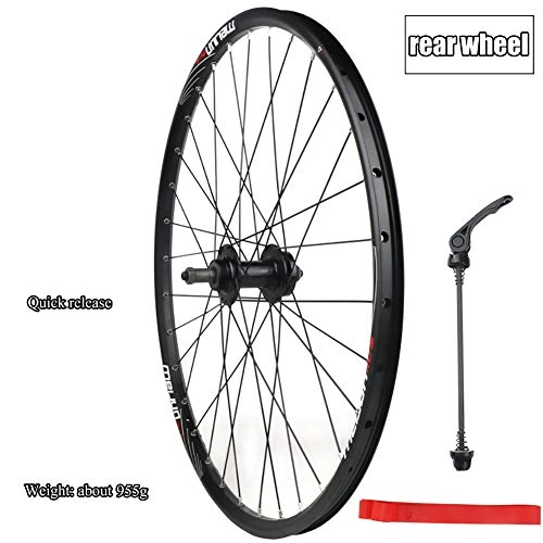 Mountain Bike Wheel : ASUD 20 inch Bike Rim Rear Wheel Disc brake wheel Quick release Split mountain bike wheel