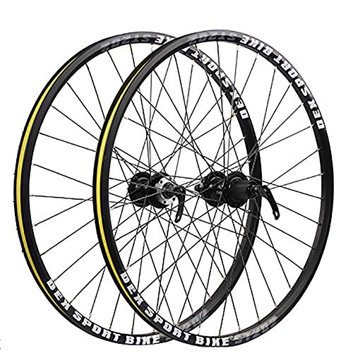 Mountain Bike Wheel : ASUD 26 inch Silver Rear Mountain Bike Wheel - ST100 - Rotary disc brake quick release single rear wheel 1