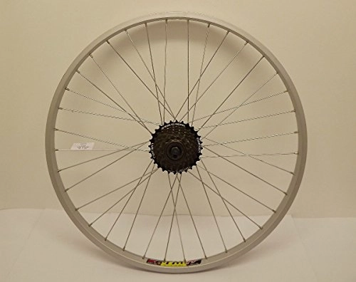 Mountain Bike Wheel : Baldwins 26" Alloy REAR DISC BRAKE QUICK RELEASE Mountain Bike Wheel & 7 SPEED SHIMANO FREEWHEEL