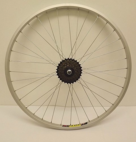Mountain Bike Wheel : Baldwins 26 " Alloy REAR Mountain Bike Wheel & 5 SPEED FREEWHEEL Bicycle MTB