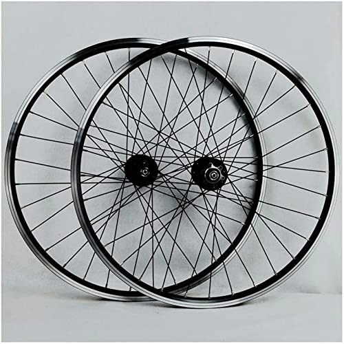 Mountain Bike Wheel : Bicycle Wheel 26 / 27.5 / 29 inches, V-Brake Double-Walled Aluminum Alloy MTB Wheel Rim disc Brake Hybrid / Freewheel 7 8 9 10 Speed Wheel