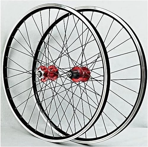 Mountain Bike Wheel : Bicycle Wheel Pair Mountain Bike Wheelset 27.5 Inch Disc V Brake Front Two Rear Four Perrin Bearing Quick Release