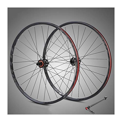Mountain Bike Wheel : Bicycle Wheel set 29 inch Off-road Mountain Bike Aluminum alloy Wheel Disc Rim Brake 11-12 speed with C9.0 Anti-cursor for SRAM flywheel (Color : Dark grey)