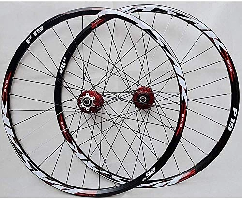 Mountain Bike Wheel : Bicycle Wheels Bike Wheelest Wheel Disc Brake MTB Bike Wheel Set 26 Inch 27.5 Inch 29 Inch Card Wheel Mountain Bike (Color : B, Size : 26inch)