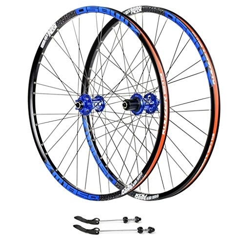 Mountain Bike Wheel : Bicycle Wheelset 26 / 27.5 Inch Mountain Bike Wheels, MTB Bike Wheel Set Disc Rim Brake 11 Speed Sealed Bearings Hub Hybrid Bike Touring (Size : 26inch)