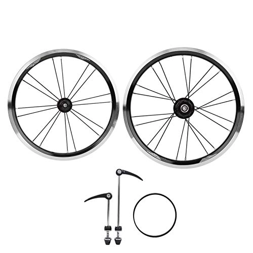 Mountain Bike Wheel : Bicycle Wheelset, Front 2 Rear 4 Bearing 8 / 9 / 10 / 11 Speed Speed Change Bicycle Motocross Wheelset, Aluminium Alloy Folding for Bicycle Mountain Bike(black)