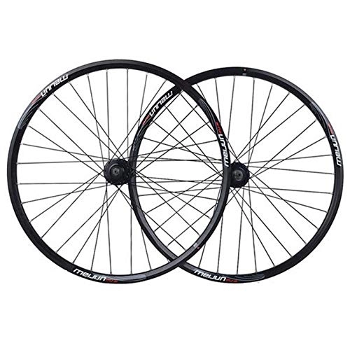 Mountain Bike Wheel : Bicycle Wheelset Mountain Bike Wheelset 26 MTB Bike Front And Rear Double Wall Alloy Rims Disc Brake Cassette Fiywheel Hub QR 7 / 8 / 9 / 10 Speed 32H (Color : B)