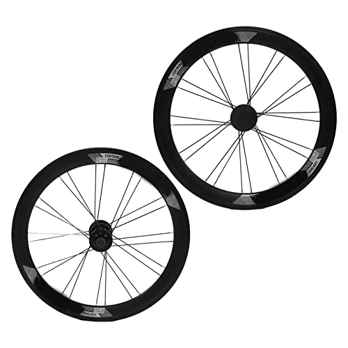 Mountain Bike Wheel : Bike Wheel Set, 20 Inch Aluminum Alloy Mountain Bike Wheel Set Lightweight and Durable 406 Disc Brake Wheel Set