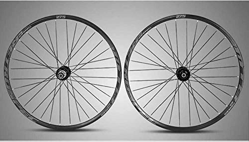 Mountain Bike Wheel : Bike Wheel Tyres Spokes Rim Mountain Bike Wheel 27.5 / 29 Inches, Double Walled MTB Cassette Hub Bicycle Wheelset Disc Brake Hybrid Fast Release 32 Holes 8, 9, 10, 11 Speed