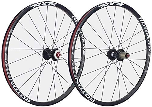 Mountain Bike Wheel : Bike Wheels Mountain Bike Wheels Front and Rear Double Wall Alloy Bicycle Rim 7 Palin QR Bearing Disc Brake 7-11 Paper Type 24 Hour Hubs