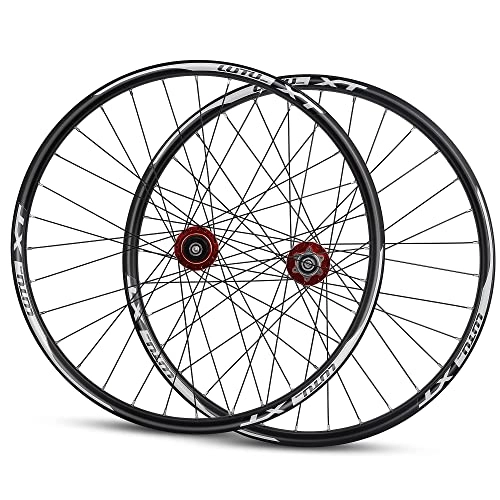 Mountain Bike Wheel : Bike Wheels MTB Bike Wheelset 29 Inch, Bicycle Wheel Front & Rear Set 29" Double Layer Alloy Rim Sealed Bearing, Disc Brake Quick Release 7-11 Speed Cassette Hub