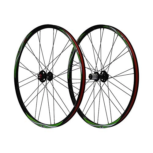 Mountain Bike Wheel : Bike Wheels Quick Release Disc Brake Hubs Double Wall Rim Front Wheel 24H Rear Wheel 28H for Mountain Bike Flexible / 26 inches / C