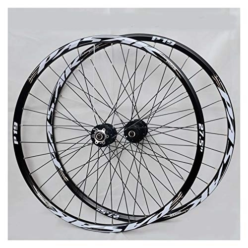 Mountain Bike Wheel : Bike Wheelset 26 27.5 29in Cycling Mountain Disc Brake Wheel Set Quick Release Front 2 Rear 4 Palin Bearing 32H 7 / 8 / 9 / 10 / 11 Speed