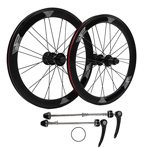 Mountain Bike Wheel : Bnineteenteam SPOMANN 20 inch MTB wheel set, aluminum, excellent workmanship 406 disc brake wheel set