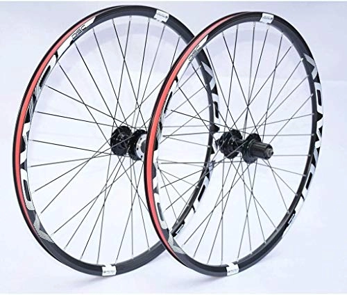 Mountain Bike Wheel : BZLLW Bike Wheel, Bike Wheelset, MTB Wheels 26 27.5 29Inch Mountain Bike Wheelset Double Wall Rims Disc Brake 8-10s Cassette Hub 32H QR (Color : White, Size : 29in)
