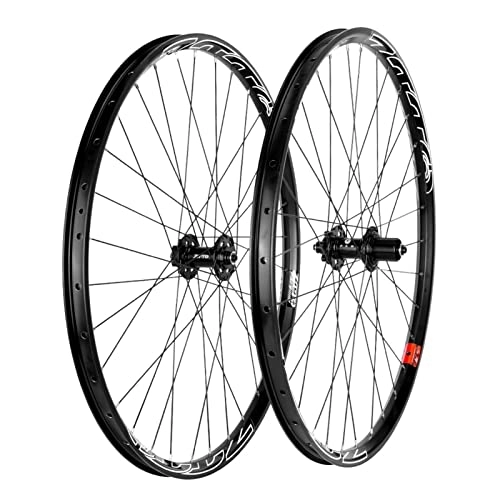 Mountain Bike Wheel : caigou MTB Wheelset 26 / 27.5 / 29 Inch Mountain Bicycle Wide Rim Wheel Set Front & Back Wheels with Hub 6 Pawls