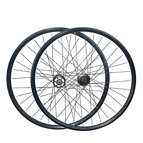 Mountain Bike Wheel : CDSL 26 / 27.5 / 29 Inch Mountain Bike Wheel Set Double Wall Aluminum Alloy Disc Rim Brake Bearings 1pair (Size : 29inch)