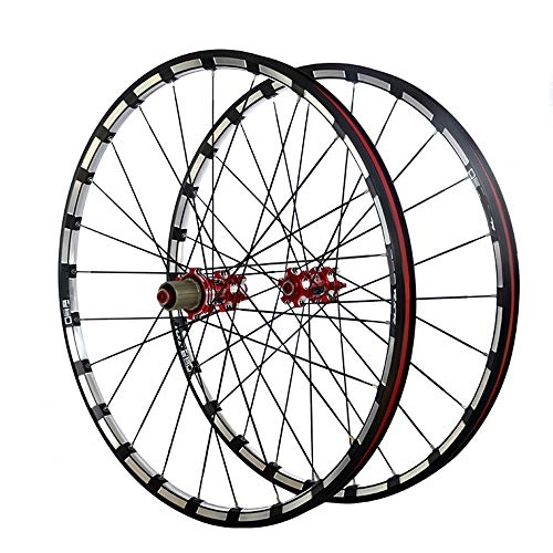 Mountain Bike Wheel : CHENCYC Bike Disc Brake Mag Wheel Set 26 Inch Carbon Fiber MTB Mountain Bike Bicycle Wheel Set Ultra Light Alloy Rim Carbon Hub Wheels Wheelset Rims Mountain Bike Wheel