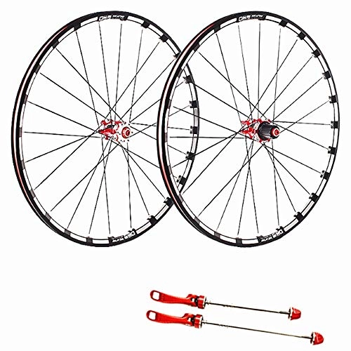 Mountain Bike Wheel : CHENCYC Bike Disc Brake Mag Wheel Set Carbon Fiber Mountain Bike Wheel Set 5 Palin 26 / 27.5 / 29 Inch Quick Release Barrel Shaft 120 Ring Mountain Bike Wheel (Size : 26")