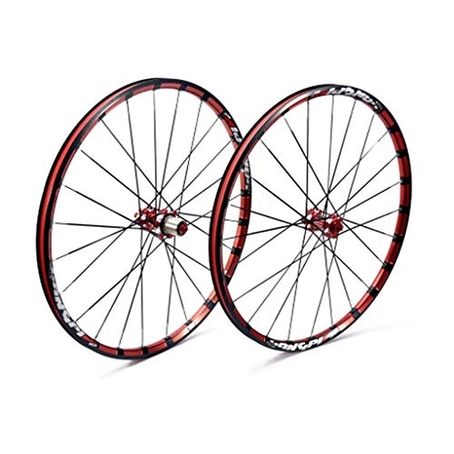 Mountain Bike Wheel : CHICTI 27.5inch Road Bike Wheelset, Double Wall Quick Release Disc / V-Brake MTB Rim Sealed Bearings Hub Outdoor (Color : B, Size : 27.5inch)