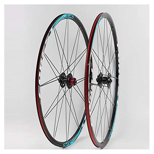 Mountain Bike Wheel : CHUDAN 26 inch MTB bicycle wheels, Double walled Front rear wheel Mountain bike wheelset Fast release disc brake 8 9 10 speed Palin bearings 24 H, C, 27.5IN