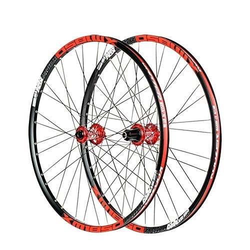 Mountain Bike Wheel : CHUDAN Bike Wheelset, 26 / 27.5 Inch Mountain Bike Wheels Disc Brake Ultralight Alloy MTB Rim Fast Release 32 Holes for Shimano Or Sram 8 9 10 11 Speed, 26IN