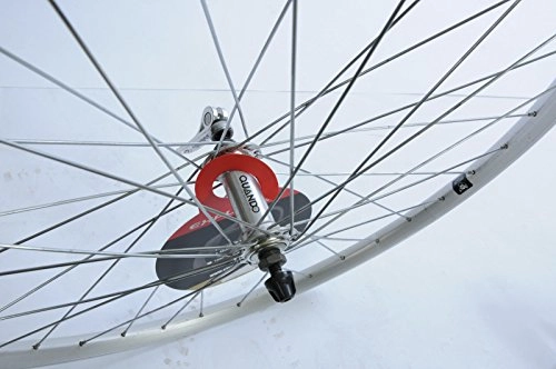 Mountain Bike Wheel : Claud Butler MTB FRONT WHEEL EXPLORER 26x1.75 (559x19) DUAL WALL RIM Q / R HUB SIL