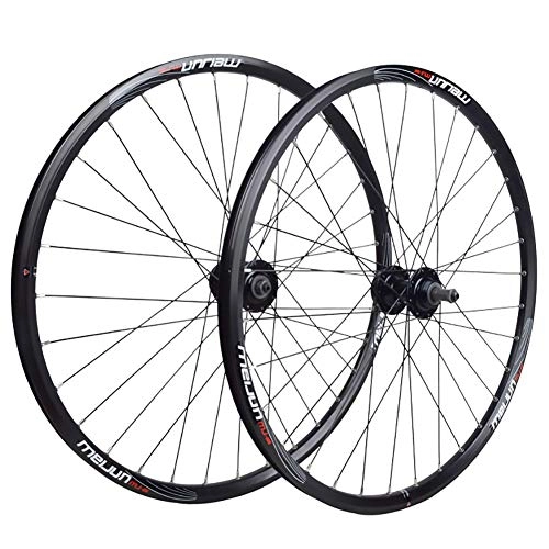 Mountain Bike Wheel : Coool 26 Inches Bicycle Wheel Set 32H Front Wheel Rear Wheel Double Layer Aluminum Wheel Set Disc Brake Wheel Hub for Mountain Bike