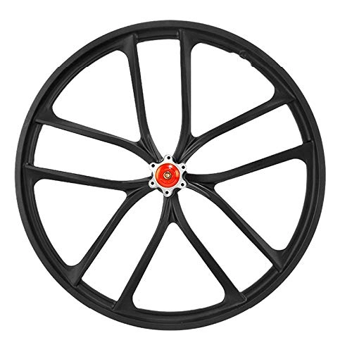 Mountain Bike Wheel : Cuasting Mountain Bike Disc Brake Wheel Rim 20Inch Bicycle Alloy Integrated Wheel Wheel Rims -Front