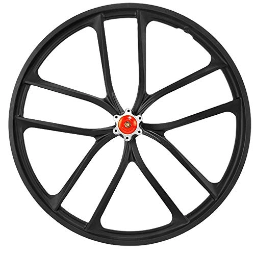 Mountain Bike Wheel : Cuasting Mountain Bike Disc Brake Wheel Rim 20Inch Bicycle Alloy Integrated Wheel Wheel Rims -Rear