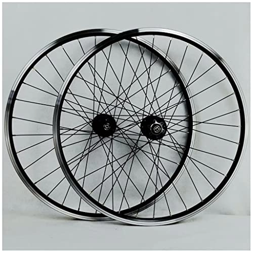 Mountain Bike Wheel : cvhtroe 26 / 27.5 / 29 Inch V Brake Mountain Bike Wheels, Double Wall Aluminum Alloy Hybrid / MTB Rim Wheelset 32 Holes for 7 / 8 / 9 / 10 / 11 Speed