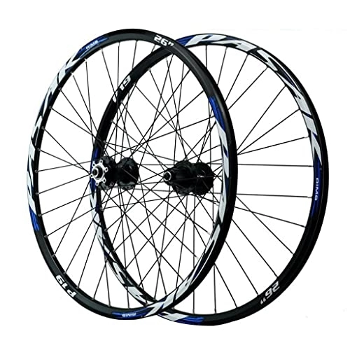 Mountain Bike Wheel : cvhtroe 26 ”27.5 Inch 29 er Aluminum Alloy MTB Bike Wheels, Disc Brake Cycling Rim Sealed Bearings Mountain Wheelet for 7 / 8 / 9 / 10 / 11 Speed