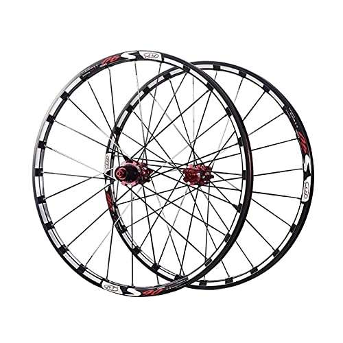 Mountain Bike Wheel : cvhtroe 26 Inch MTB Rear Wheels, Double Wall Aluminum Alloy 27.5 ER Bicycle Wheel Disc Brake 24 Hole Hybrid / Mountain Rim 11 Speed