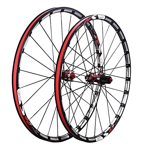 Mountain Bike Wheel : cvhtroe 27.5 Inch Bicycle MTB Wheels, Double Wall Aluminum Alloy 26 ”Rear Wheel Disc Brake 24 Hole Hybrid / Mountain Rim 11 Speed