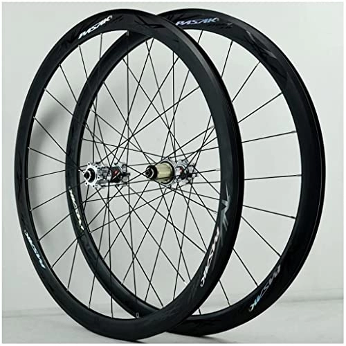 Mountain Bike Wheel : cvhtroe 29 Inch 700C Road Bike Wheels V-brake, Aluminum Alloy Quick Release 40MM Mountain Bicycle Wheelset Cassette Wheel Rim for 7 / 8 / 9 / 10 / 11 Speed