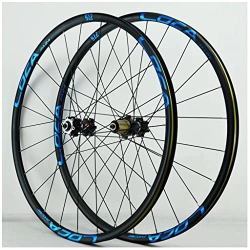 Mountain Bike Wheel : cvhtroe Aluminum Alloy Mountain Bike Wheelset 26 / 27.5 / 29 Inch Double Wall Road Bicycle Wheels Sealed Bearing for 7 / 8 / 9 / 10 / 11 Speed 24 Hole