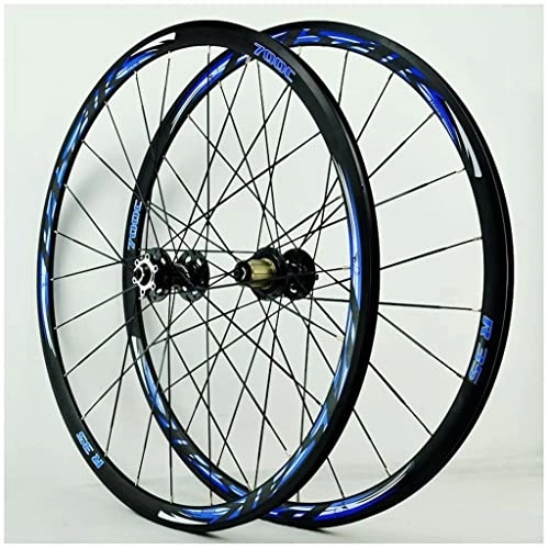 Mountain Bike Wheel : cvhtroe Mountain Bike Wheels 29 Inch V-brake, Aluminum Alloy Quick Release 30MM Road Bicycle Wheelset 700C Cassette Wheel Rim for 7 / 8 / 9 / 10 / 11 Speed