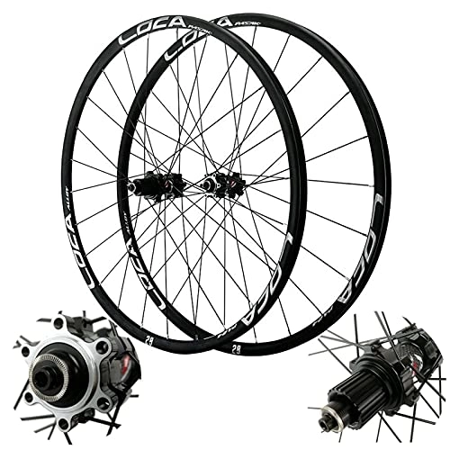 Mountain Bike Wheel : cvhtroe Mountain Wheels 26 Inch 27.5inch, Double Wall Cycling MTB Rim Disc Brake 24 Hole Quick Release for 8-12 Speed