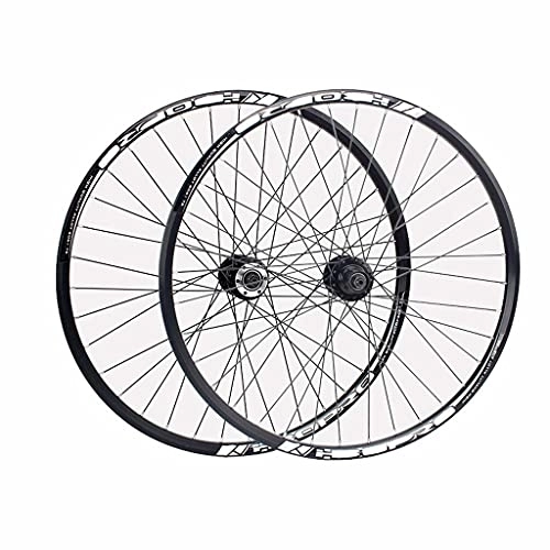 Mountain Bike Wheel : cvhtroe MTB Bike Wheelset 26 Inch Double Wall Aluminum Alloy Disc Brake 27.5 Inch Cycling Wheels Hybrid / Mountain for 7 / 8 / 9 / 10 Speed